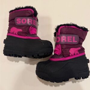 Sorel Kids' Boots - Purple and Black size 7